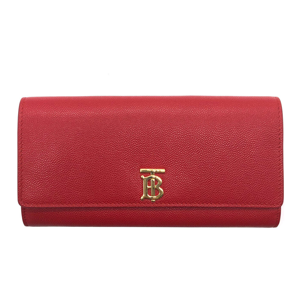 Burberry Long Red Wallet Leather - Picture 2 of 5